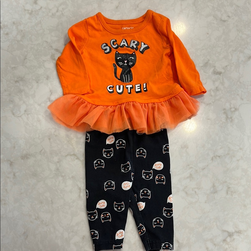 Orange Cat Halloween Outfit